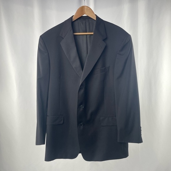 Loro Piana Other - Daniel Cremieux‎ Loro Piana 3 Button Blazer in Black Size 46R